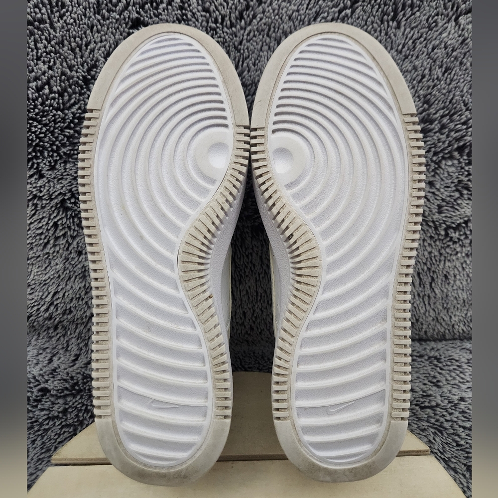 Nike Court Vision Alta Triple White Shoes Women's Size 7.5 - Picture 8 of 9